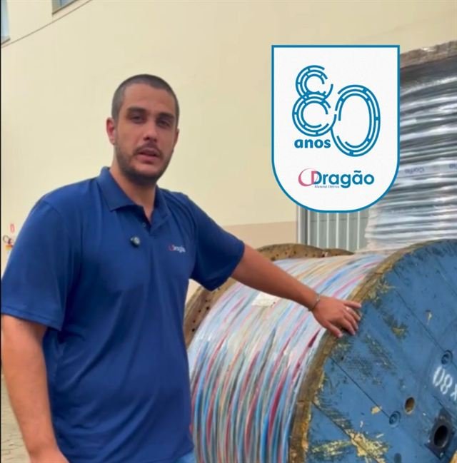 Rede com cabo protegido 25 kV