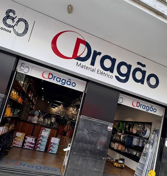 Fachada da Dragão Material Elétrico - Loja Centro